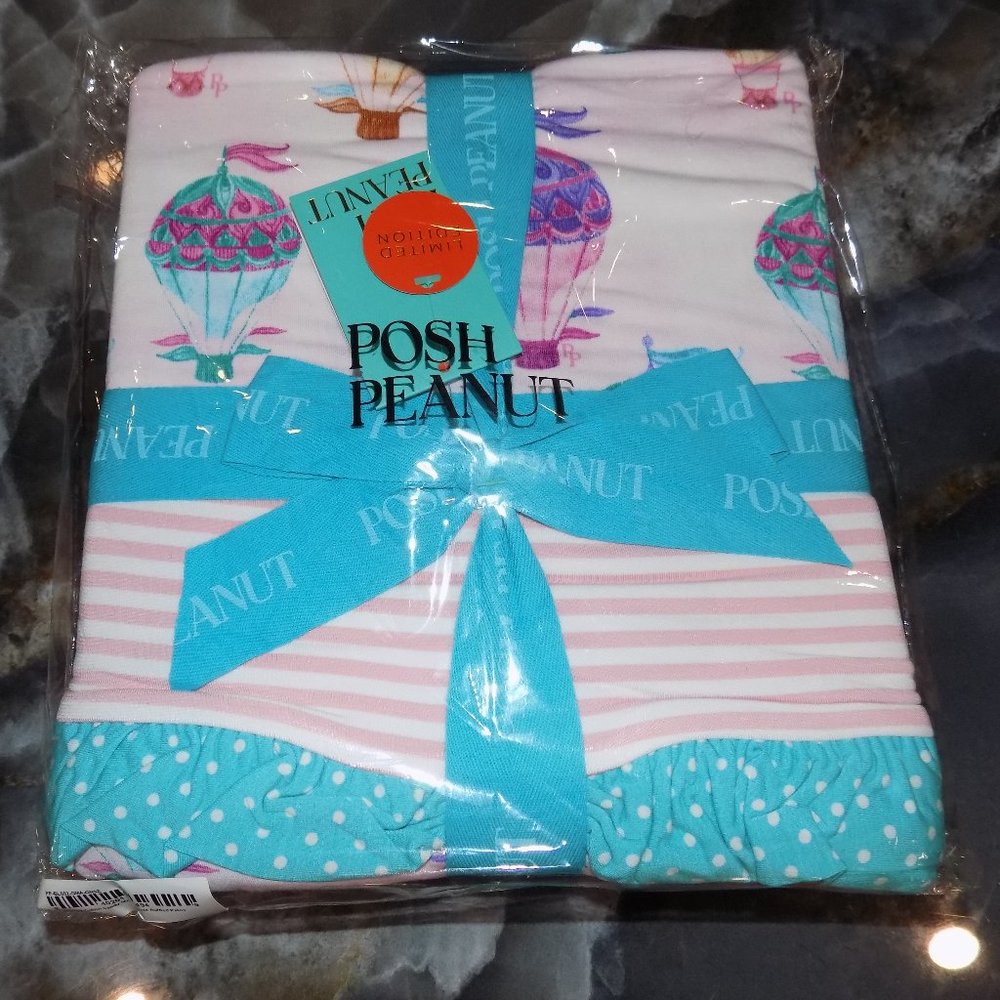 Posh Peanut Gemma & Cotton Candy Striped Ruffled Luxe Patoo NEW
